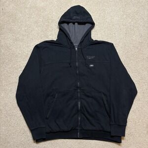 Milwaukee M12 Heated Hoodie Sweatshirt Mens 2XL Black Full Zip Thermal Workwear